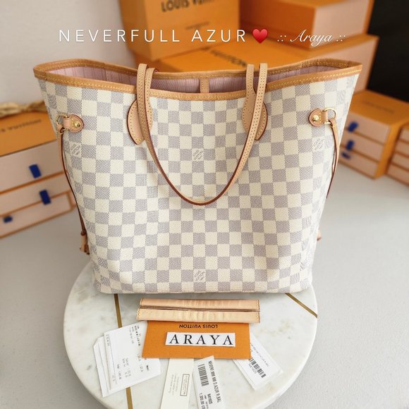 Louis vuitton N e v e r f u l l A z u r MM - Picture 2 of 14